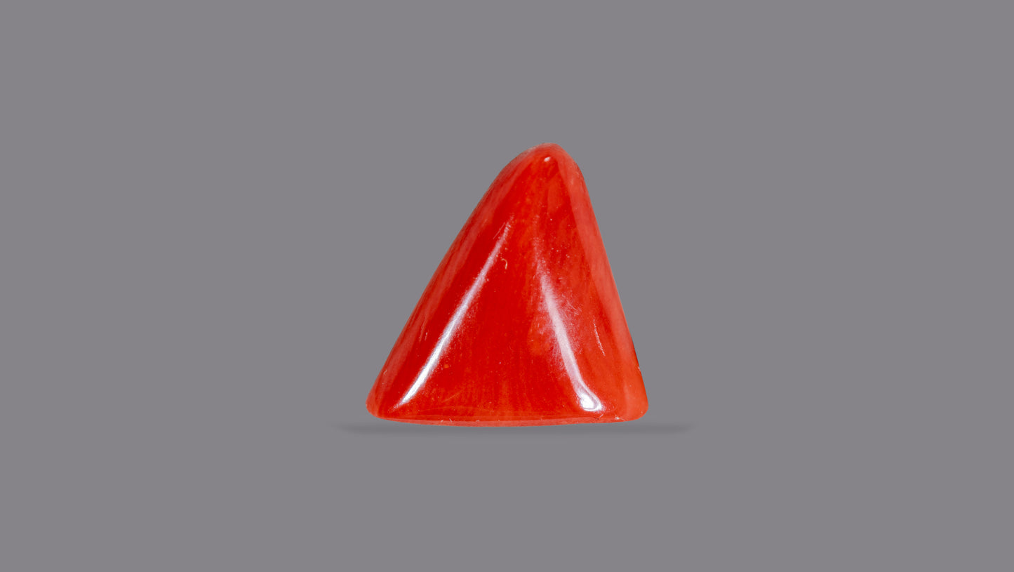 Natural Italian Red Coral (Moonga) 5.23 Carats