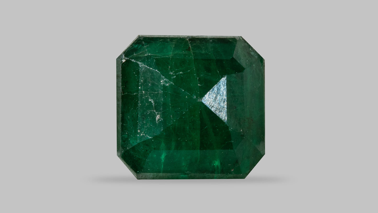 Minor Oil Natural Zambian Emerald (Panna) 3.18 Carats