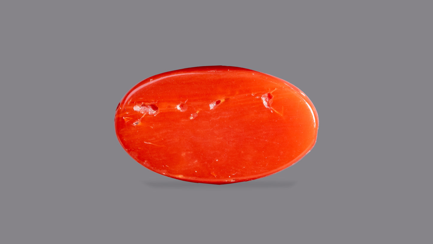 Japanese Red Coral (Moonga) 6.86 Carats