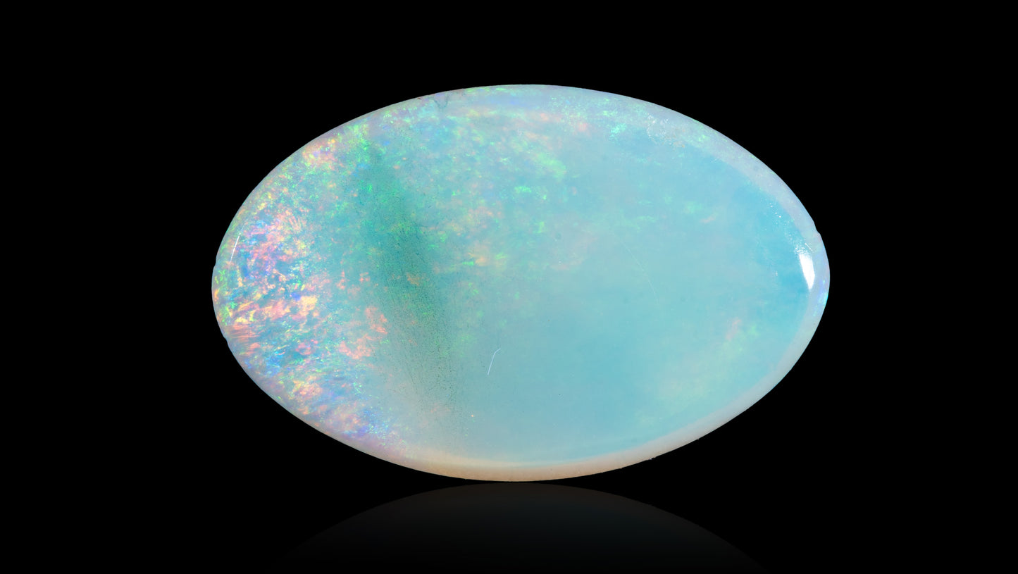 Natural Australian White Fire Opal 4.82 Carats
