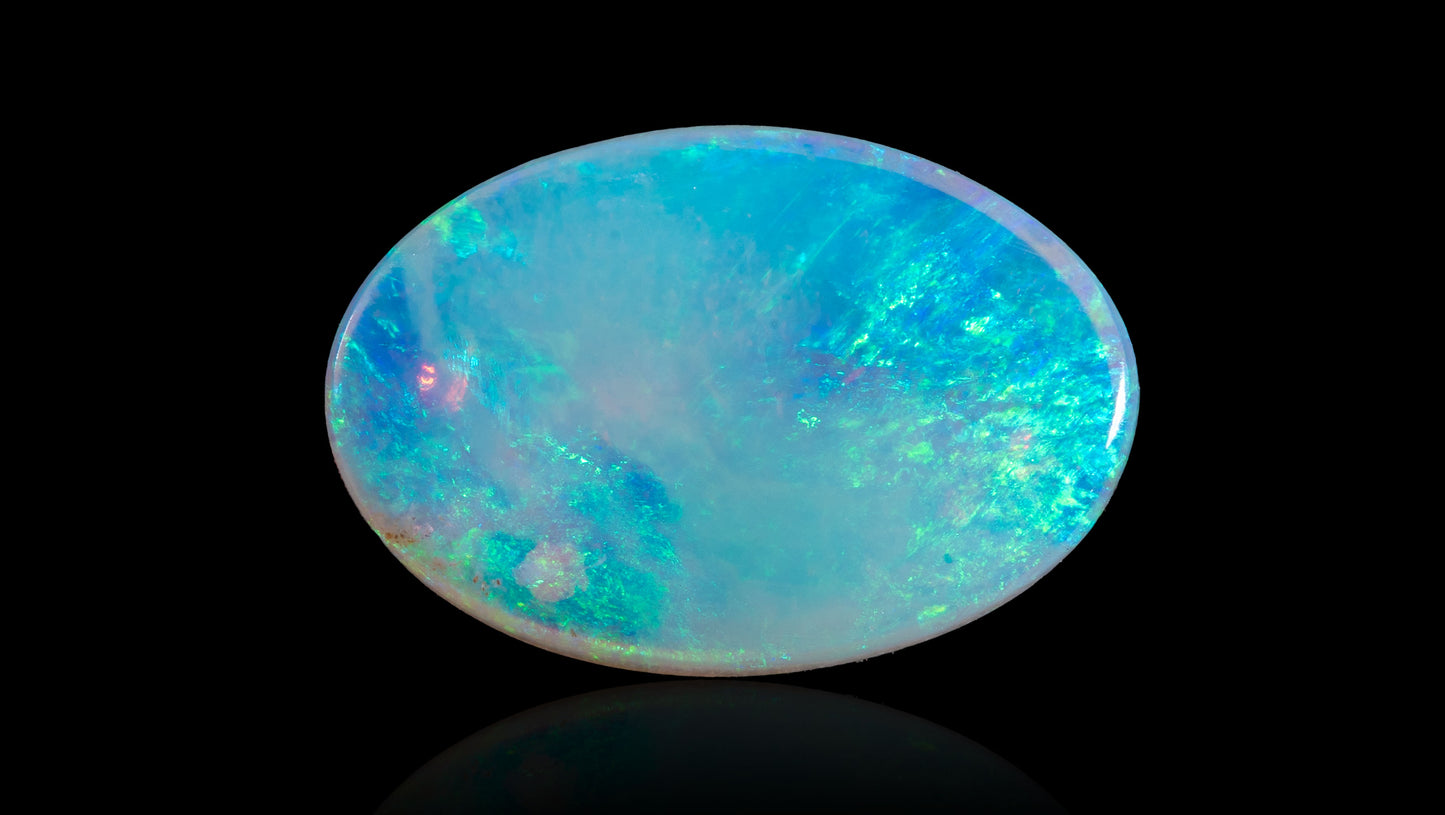 Natural Australian White Fire Opal 3.40 Carats