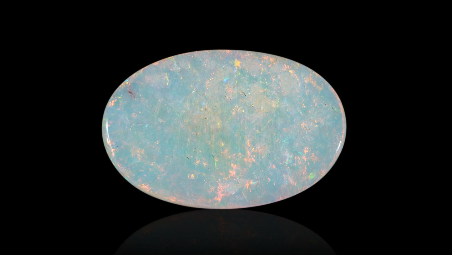 Natural Australian White Fire Opal 4.71 Carats