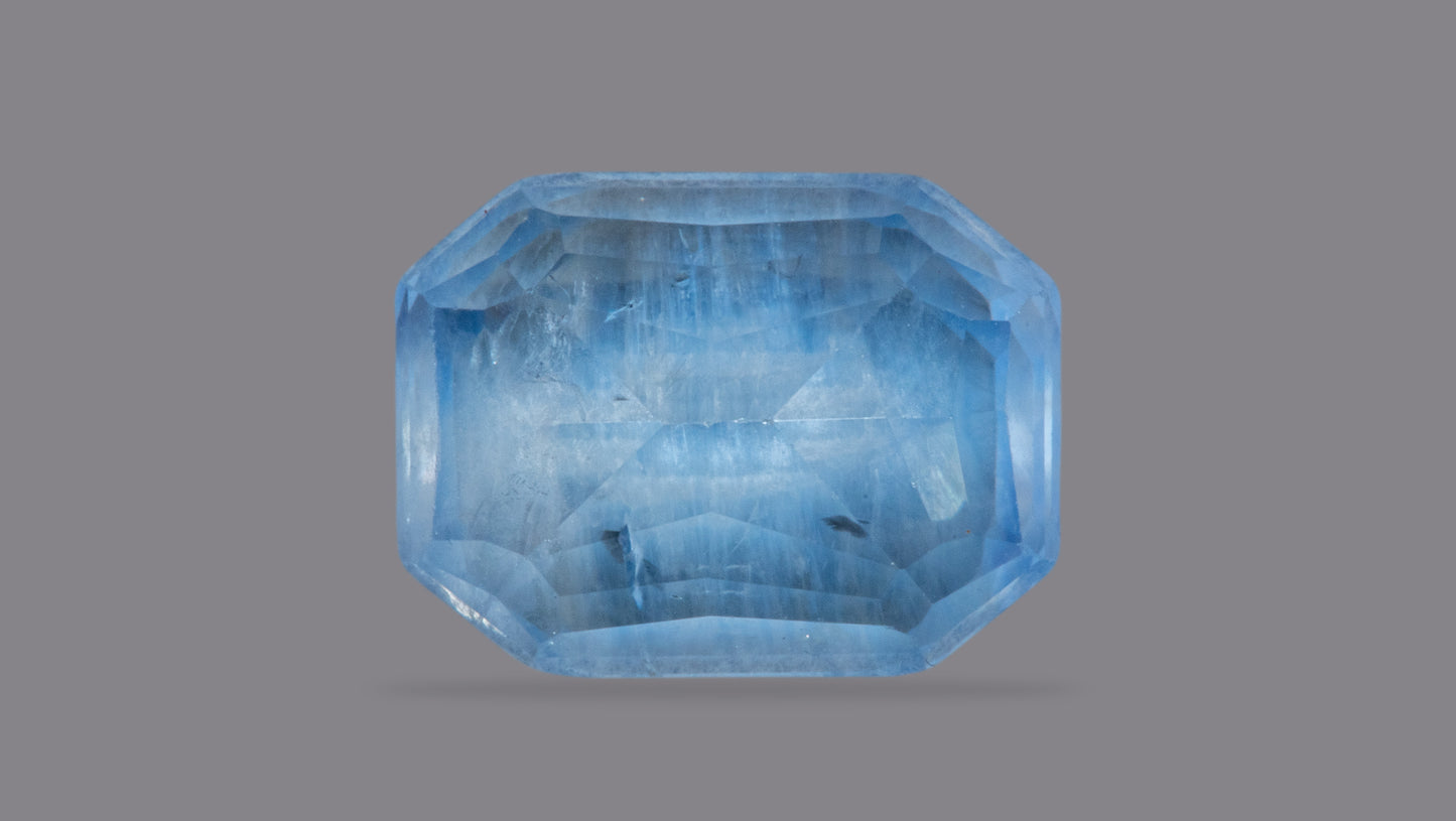 Natural Blue Sapphire (Neelam) 6.38 Carats