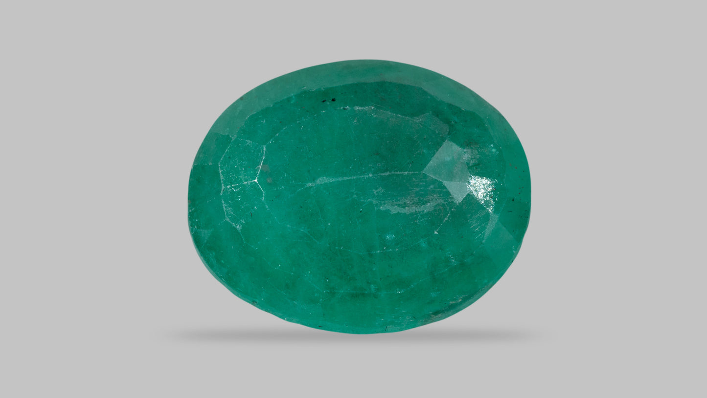 Minor Oil Natural Zambian Emerald (Panna) 2.97 Carats