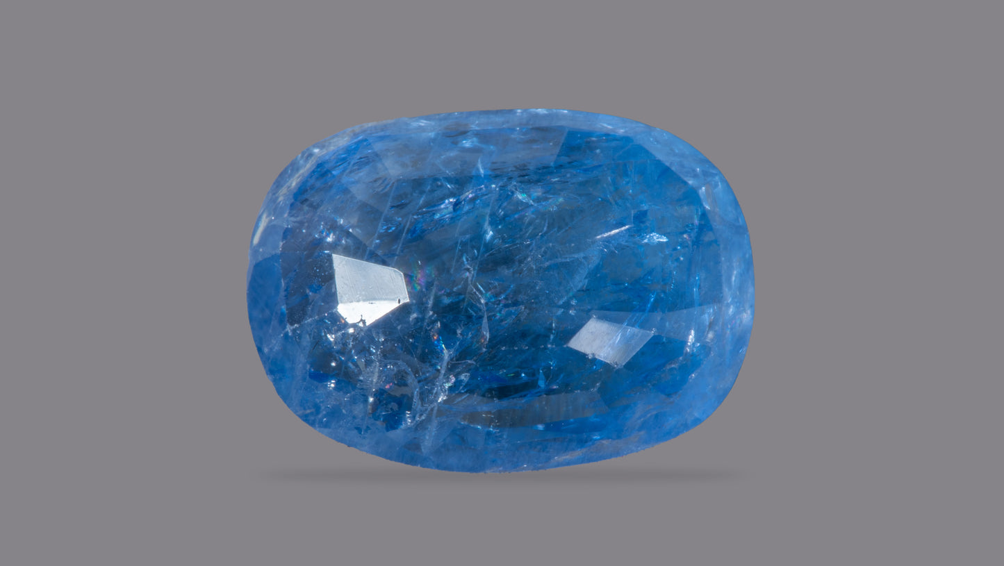 Natural Blue Sapphire (Neelam) 5.76 Carats