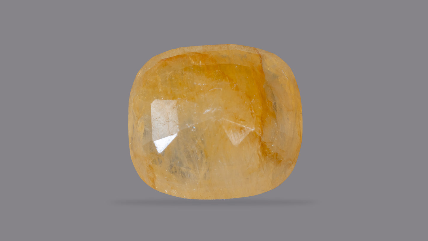 Natural Yellow Sapphire (Pukhraj) 7.59 Carats