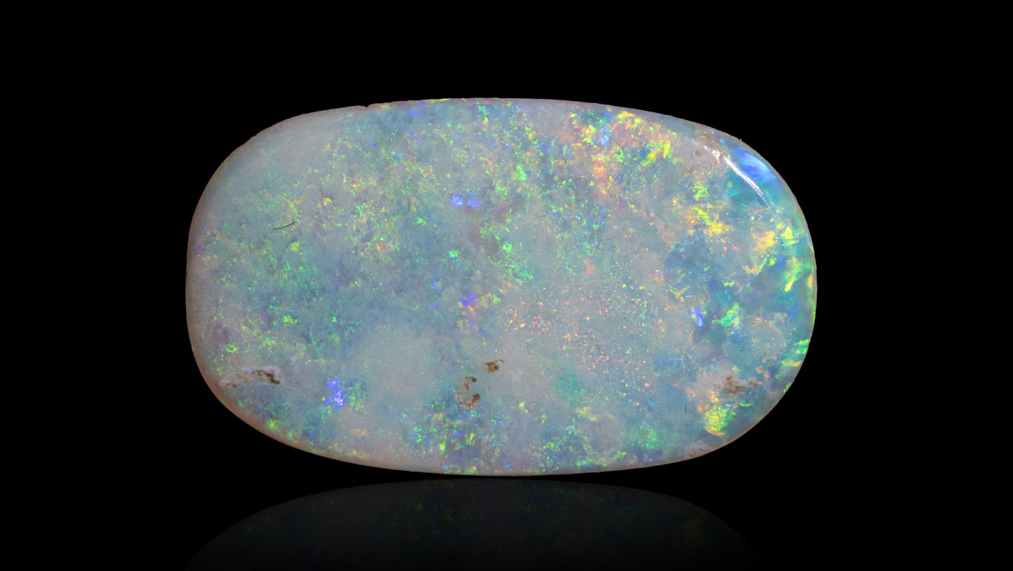 Natural Australian White Fire Opal 5.74 Carats