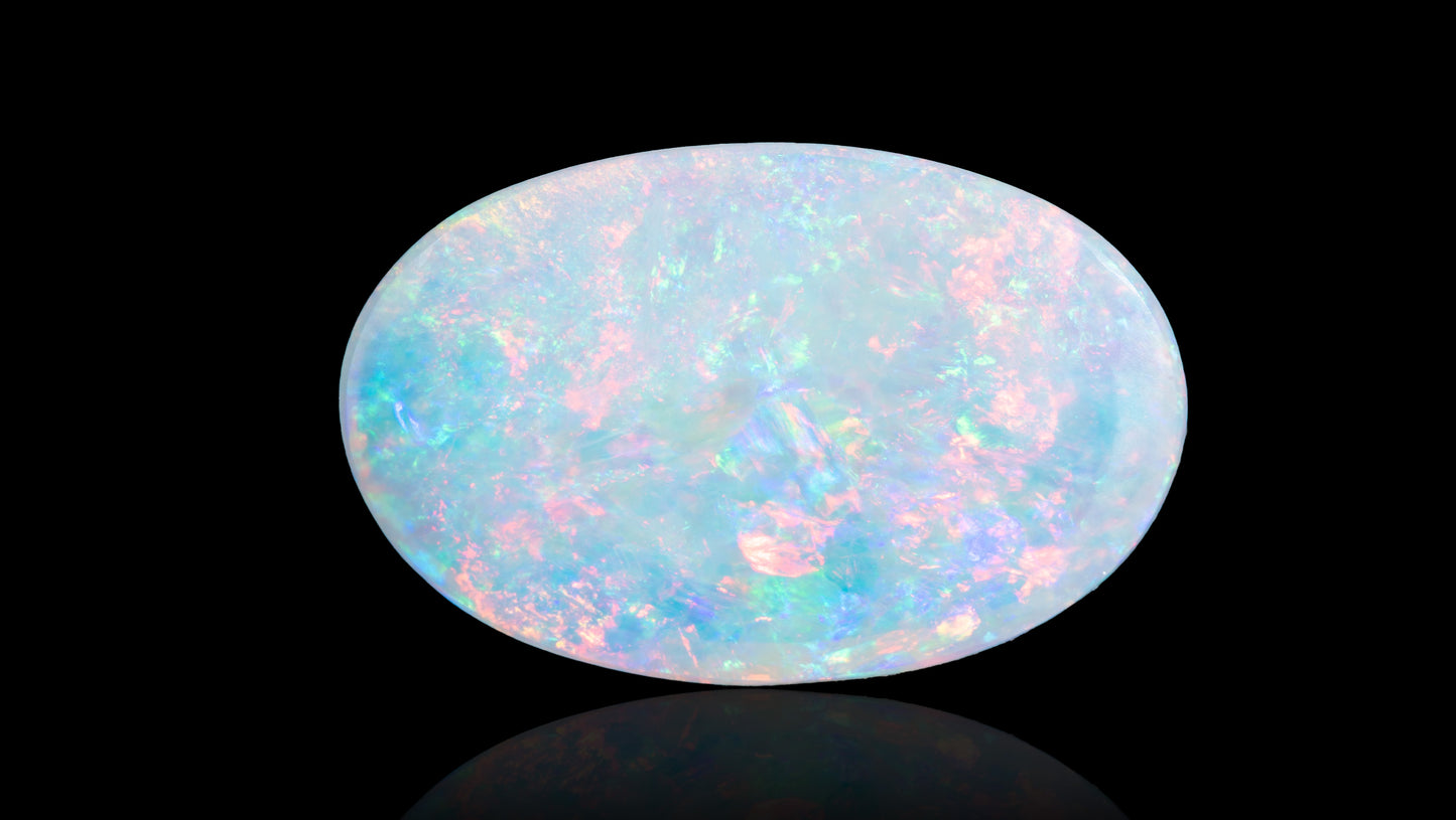 Natural Australian White Fire Opal 5.16 Carats
