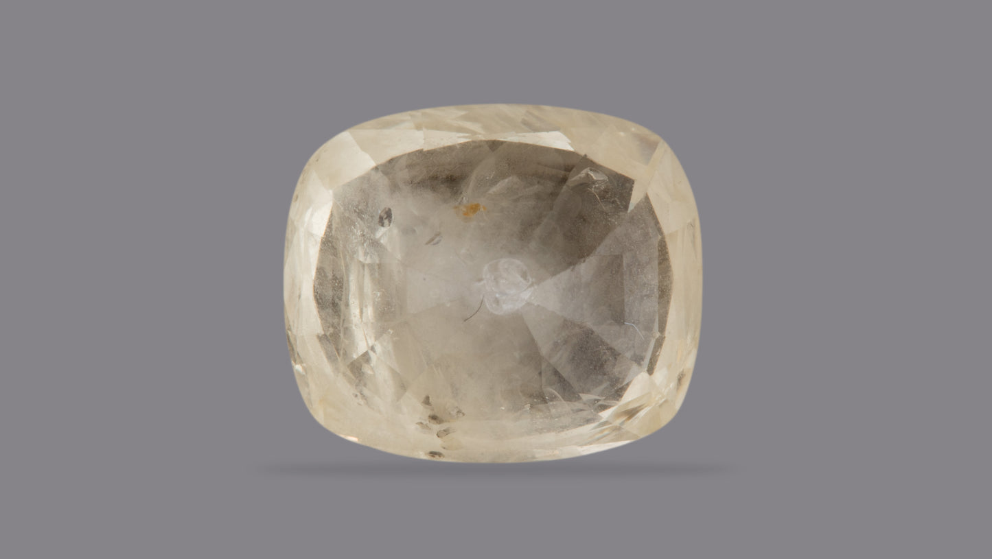 Natural Yellow Sapphire (Pukhraj) 6.50 Carats