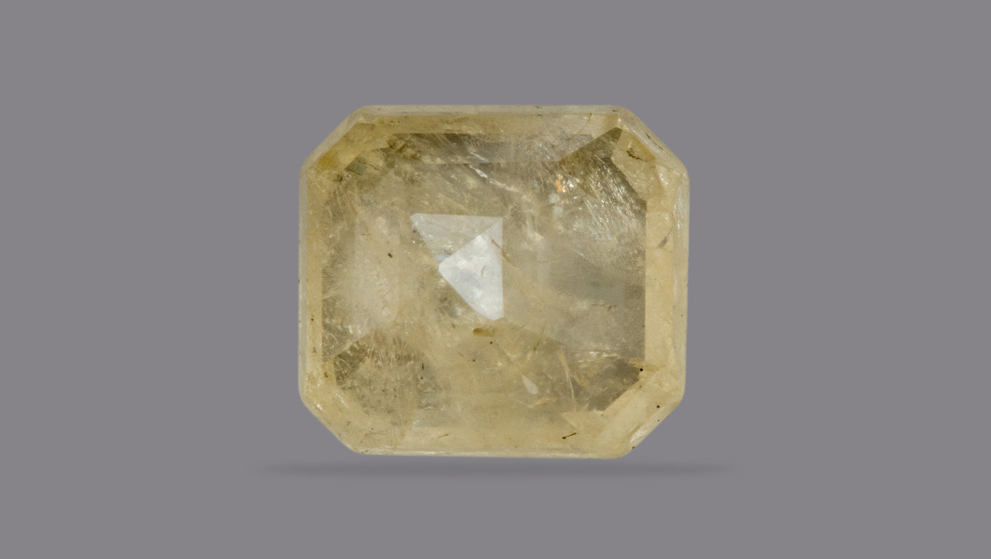 Natural Yellow Sapphire (Pukhraj) 7.75 Carats