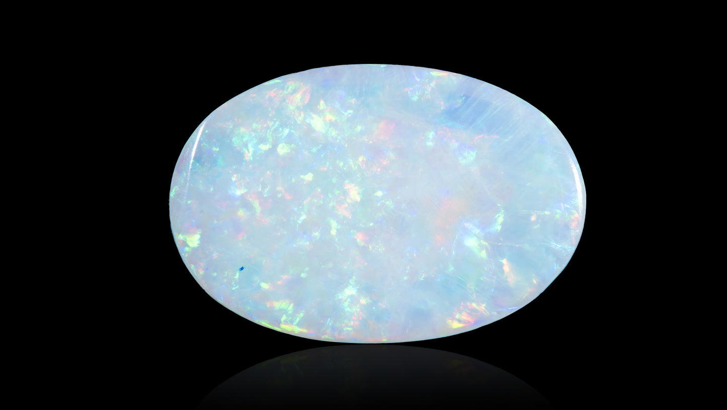 Natural Australian White Fire Opal 5.93 Carats