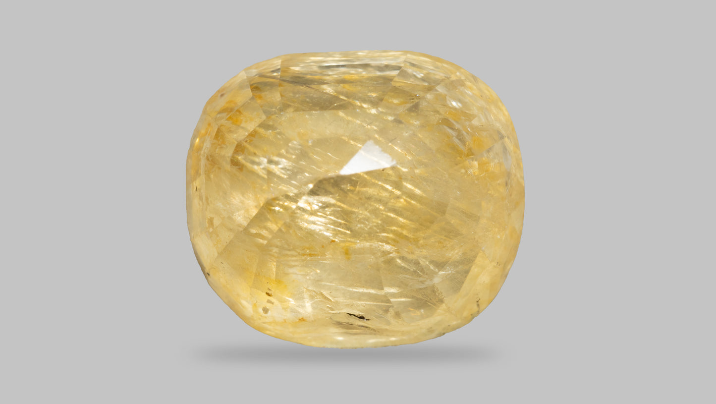 Natural Yellow Sapphire (Pukhraj) 10.15 Carats