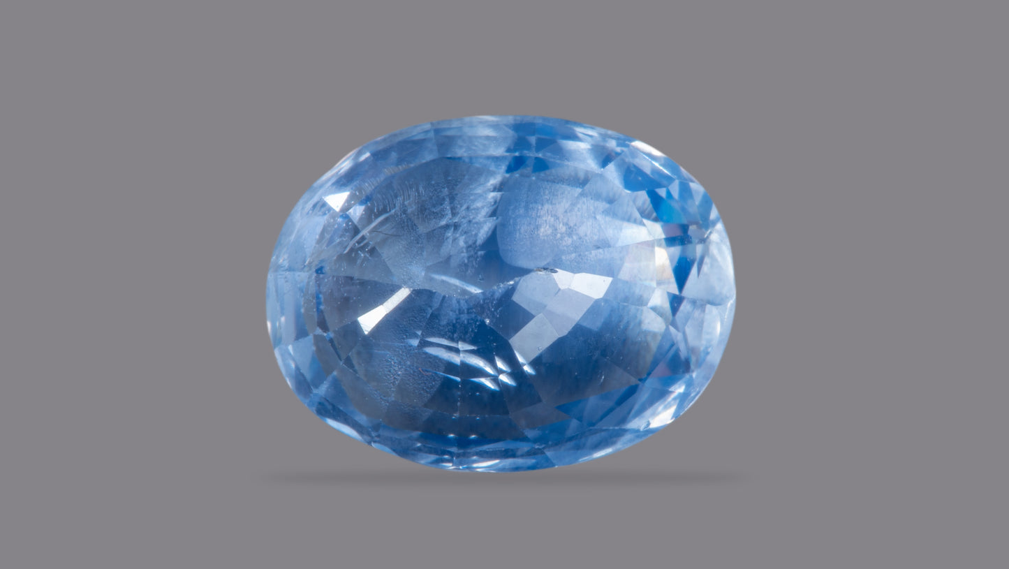 Natural Blue Sapphire (Neelam) 6.49 Carats