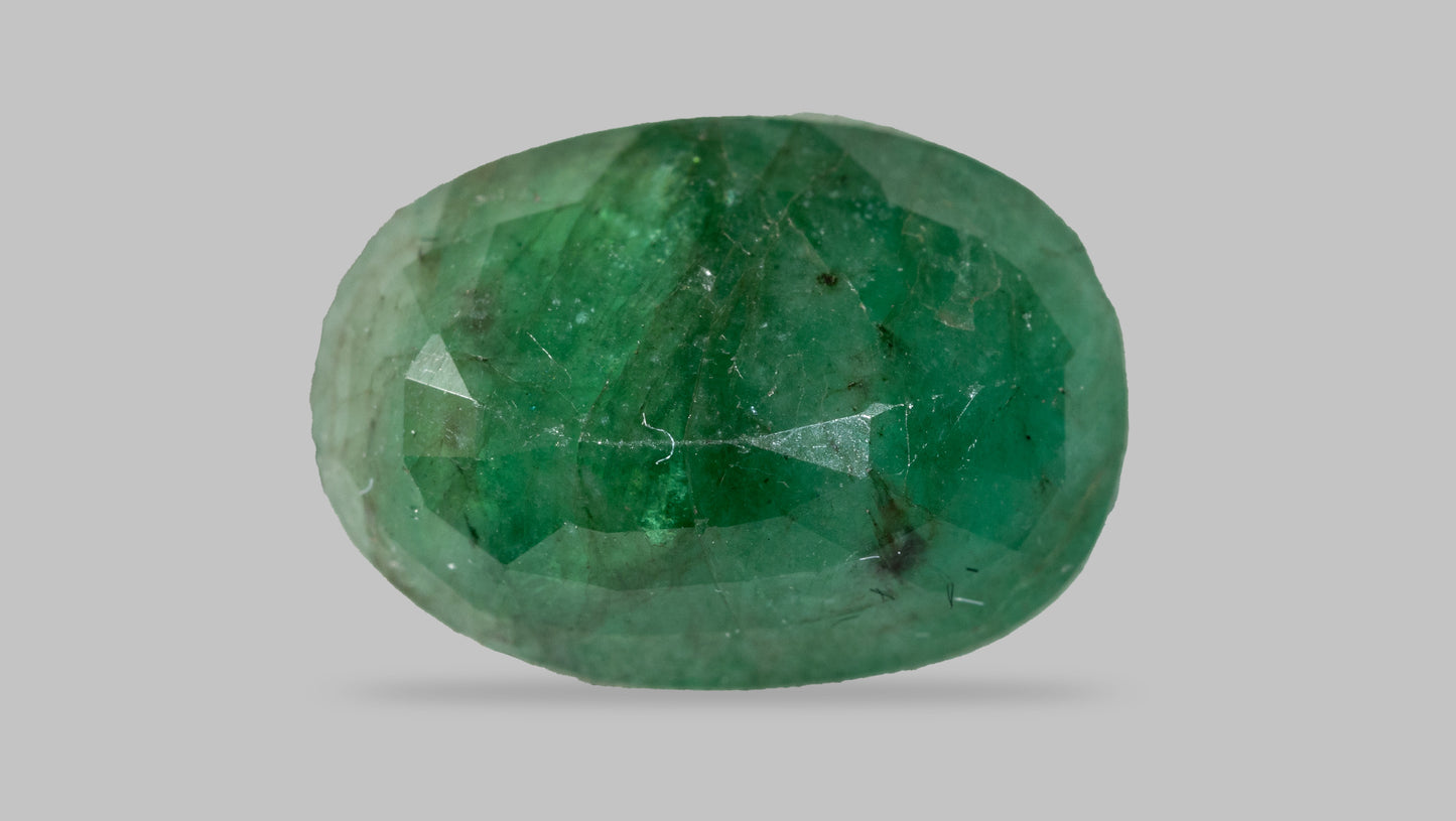 Minor Oil Natural Zambian Emerald (Panna) 6.07 Carats