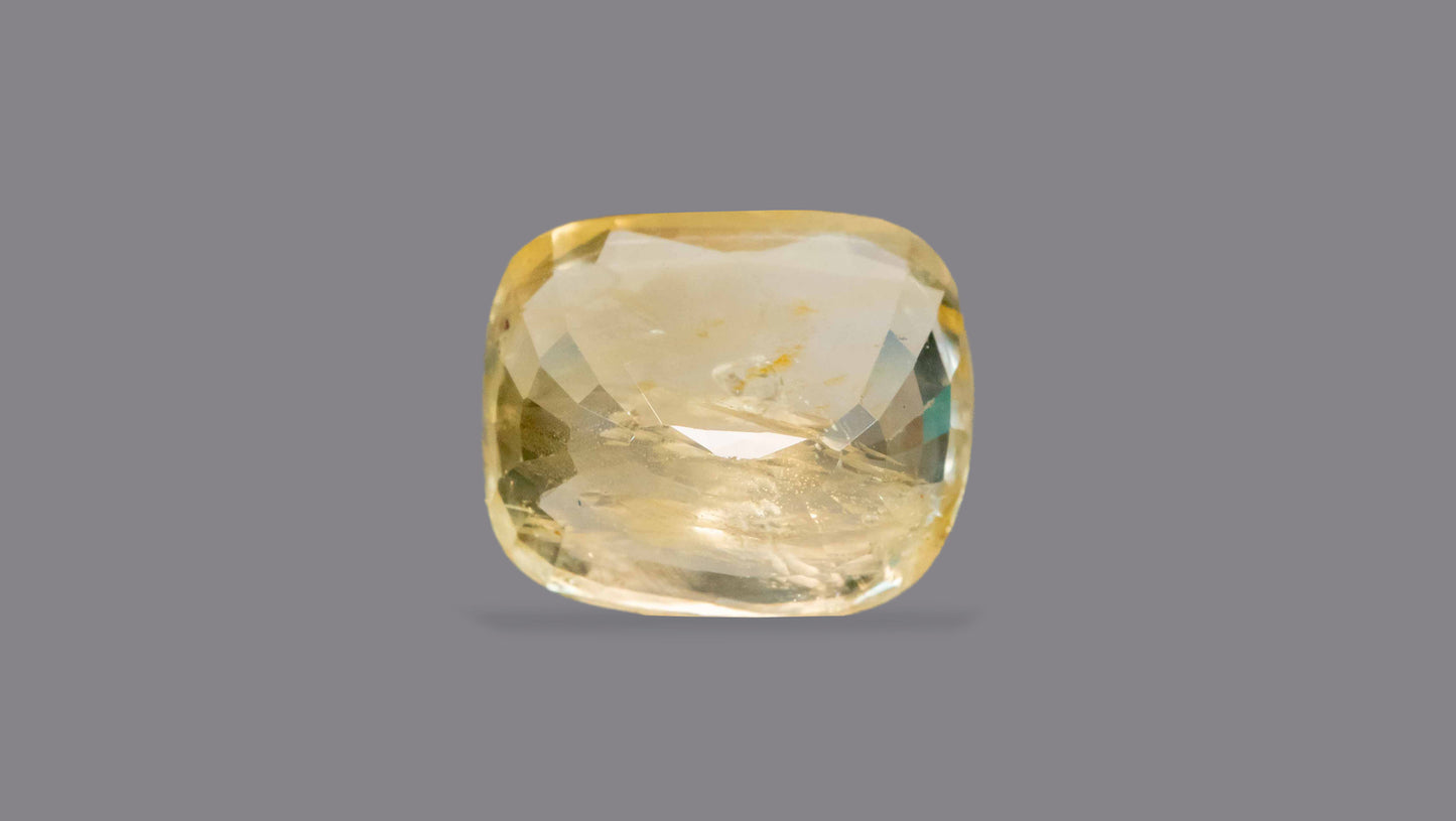 Natural Yellow Sapphire (Pukhraj) 7.50 Carats