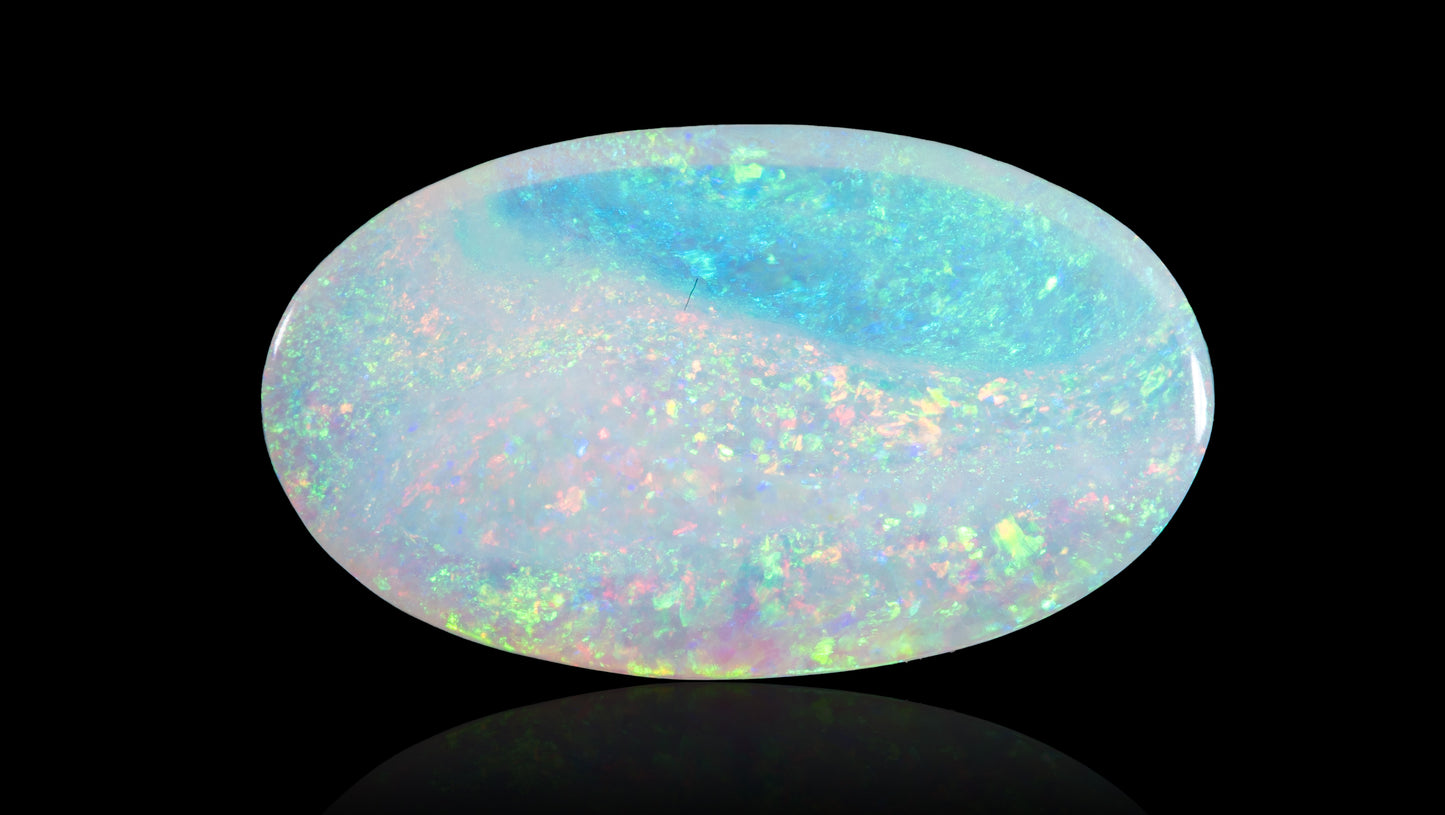 Natural Australian White Fire Opal 3.69 Carats