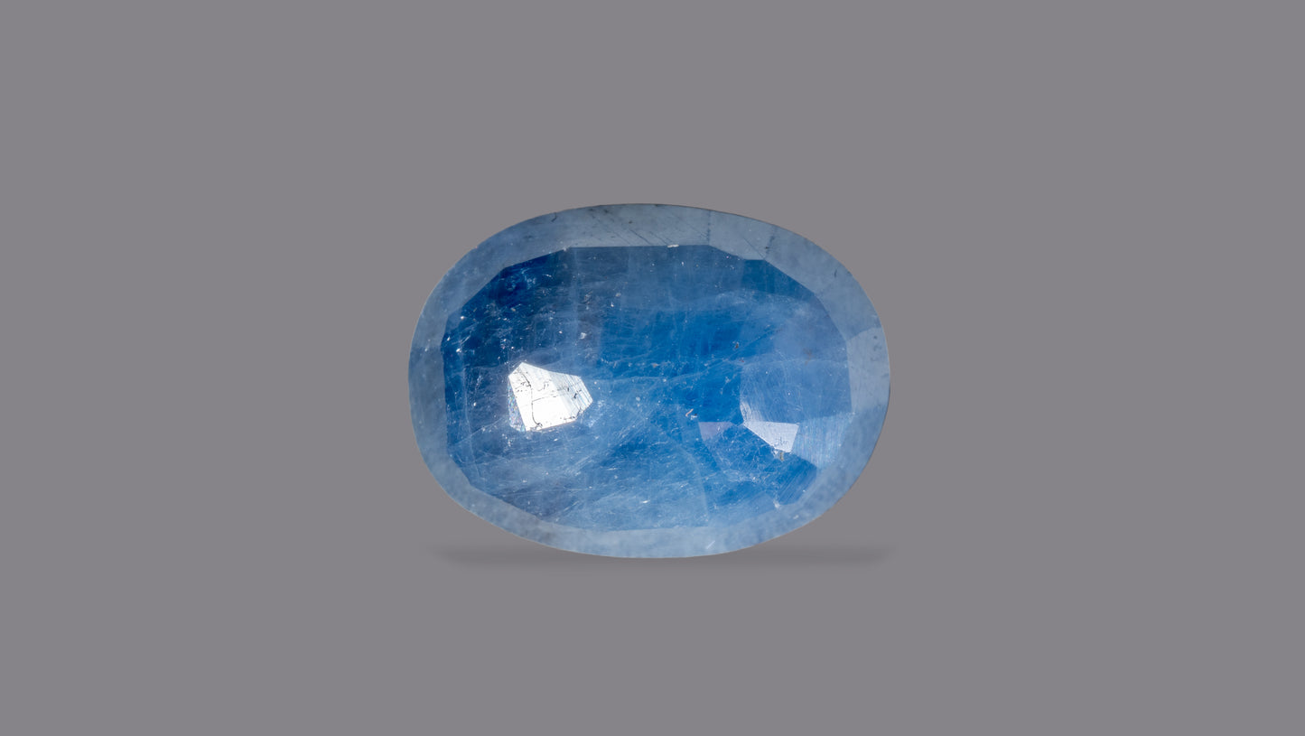 Natural Blue Sapphire (Neelam) 8.23 Carats