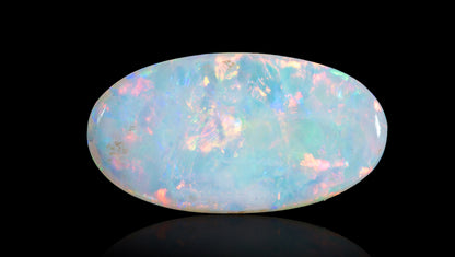 Natural Australian White Fire Opal 3.68 Carats
