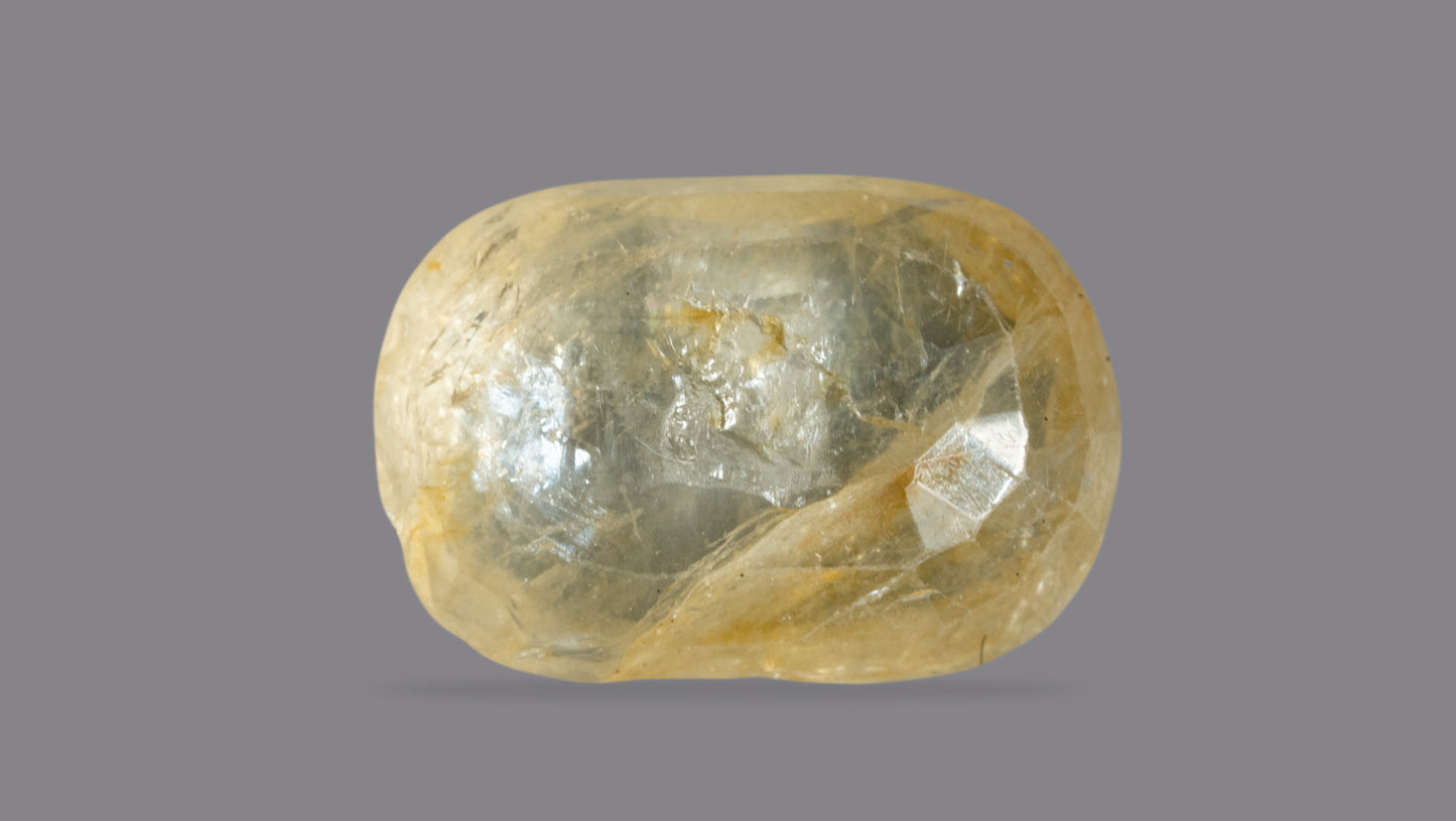 Natural Yellow Sapphire (Pukhraj) 4.74 Carats