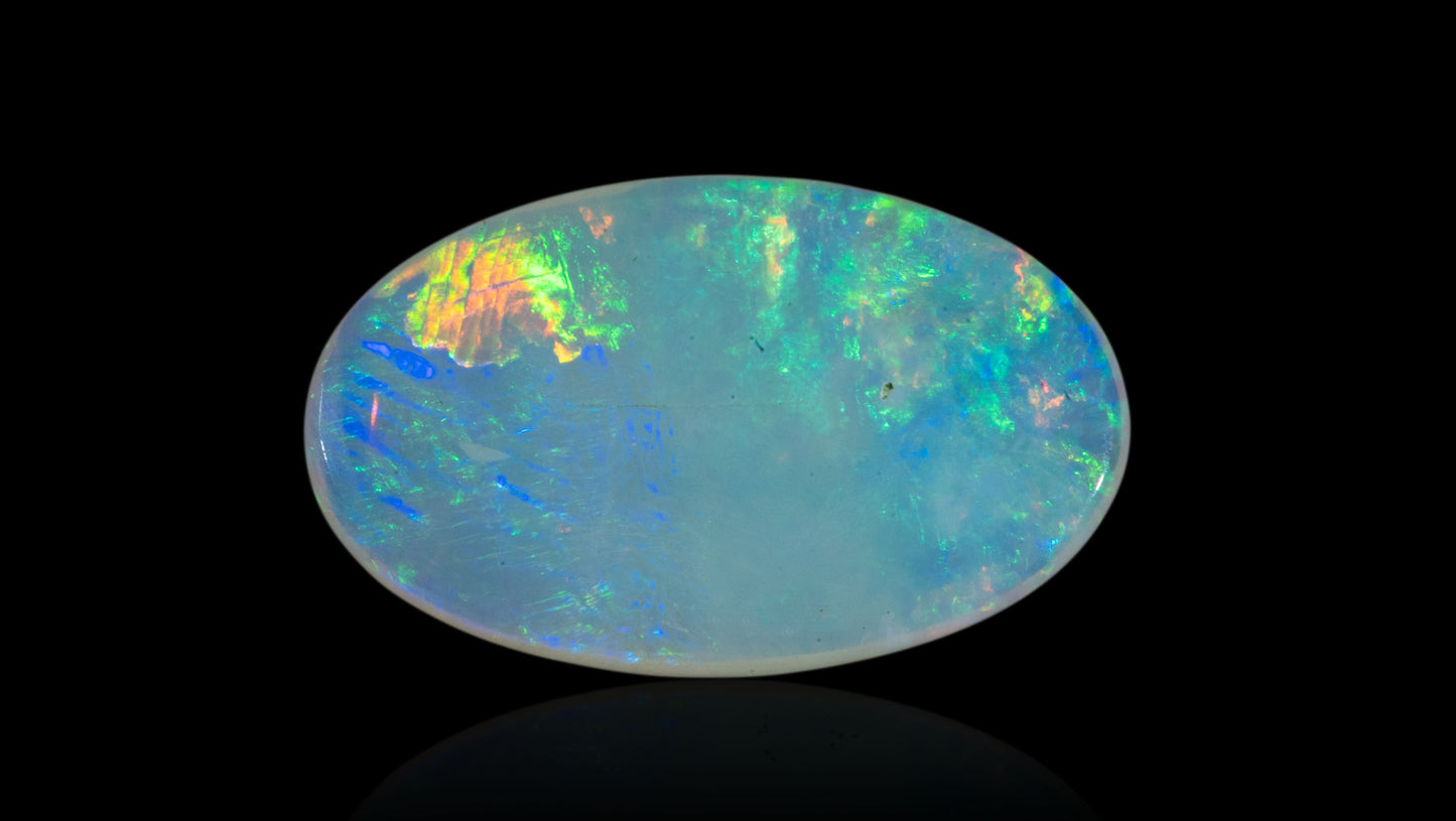 Natural Australian White Fire Opal 3.02 Carats