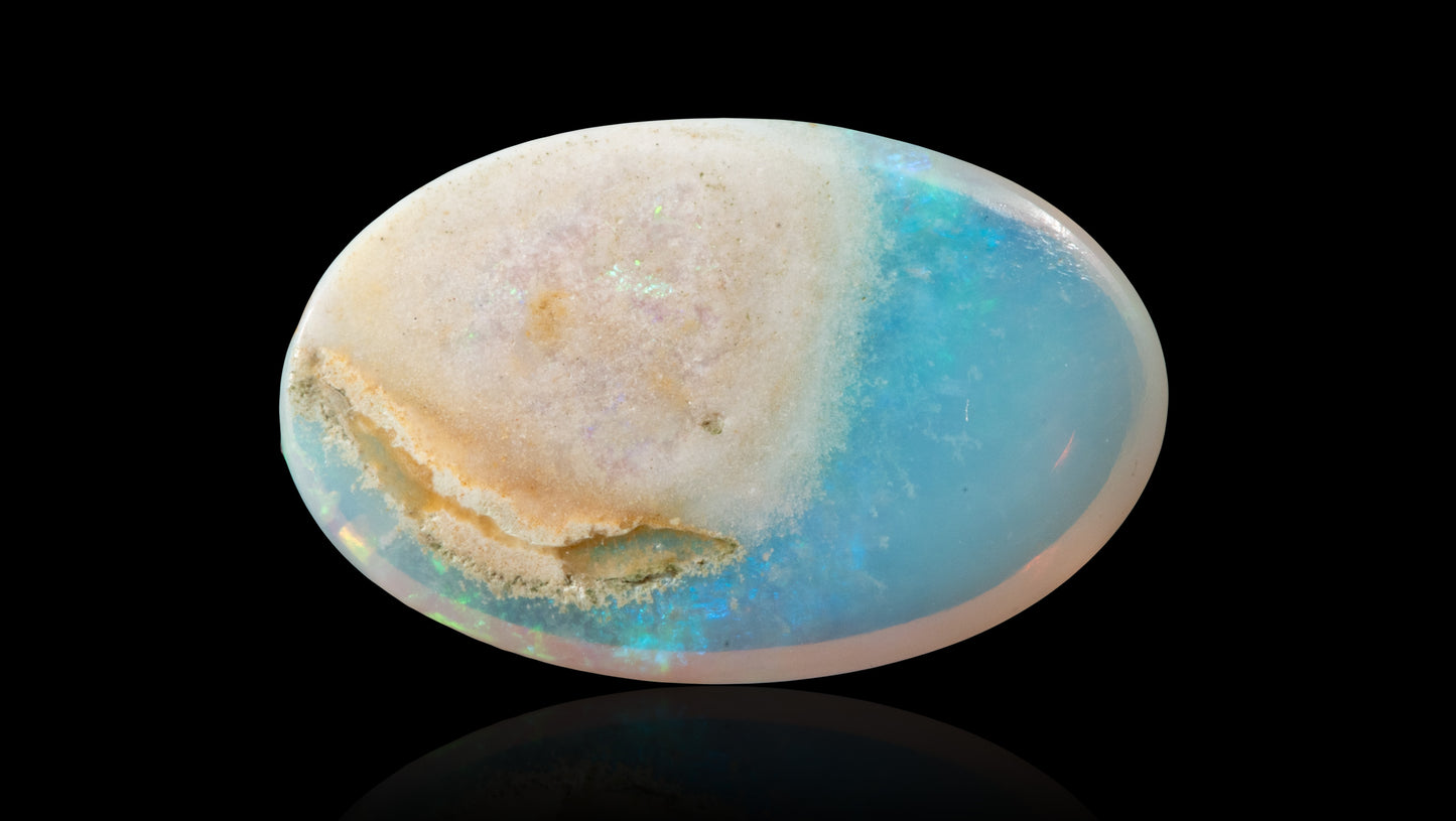 Natural Australian White Fire Opal 2.77 Carats