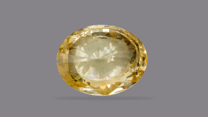 Natural Yellow Sapphire (Pukhraj) 6.48 Carats