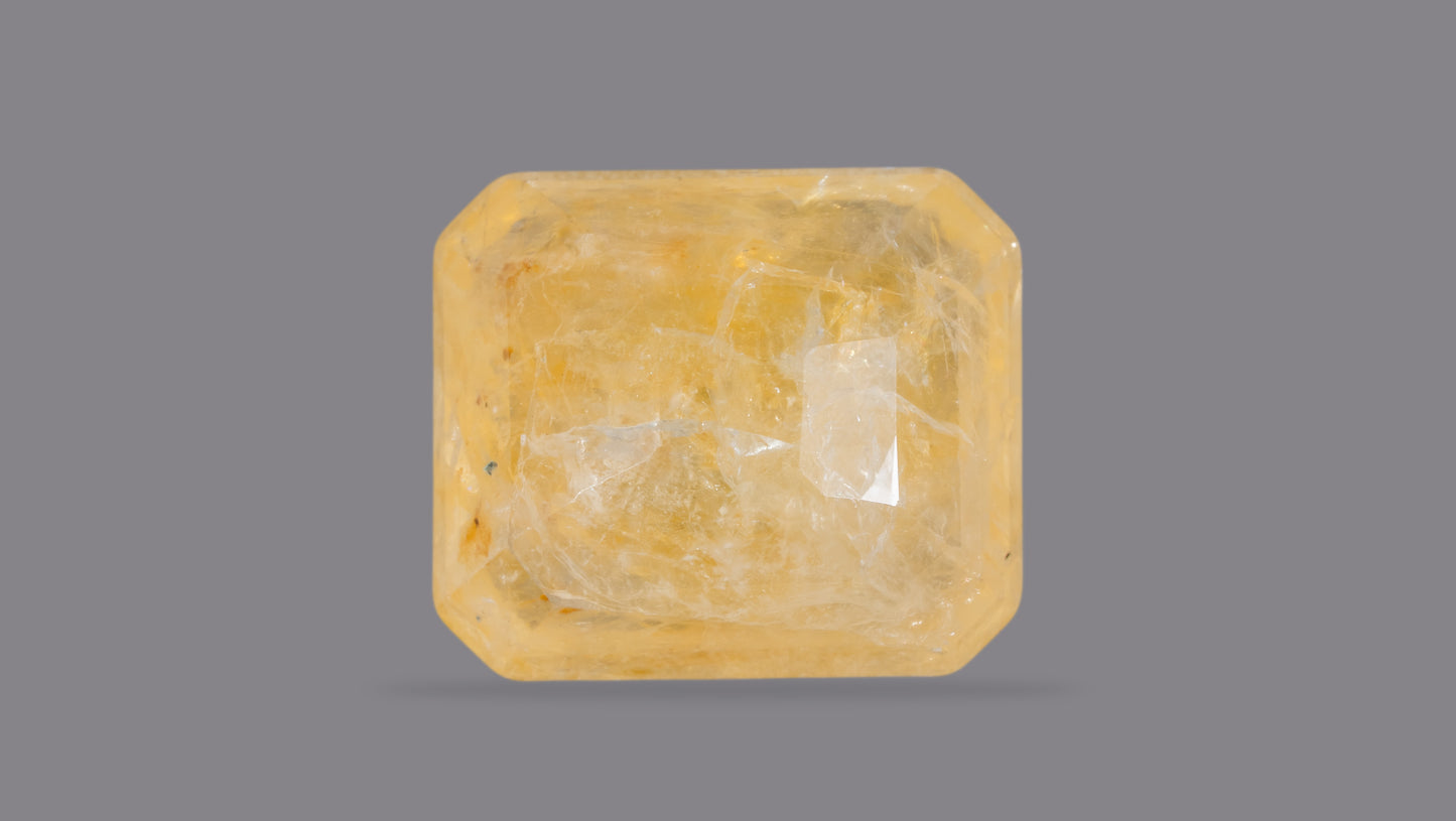 Natural Yellow Sapphire (Pukhraj) 7.17 Carats