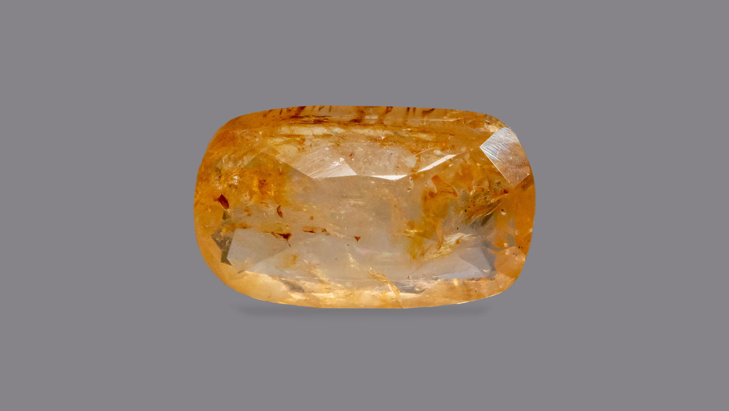 Natural Yellow Sapphire (Pukhraj) 4.74 Carats