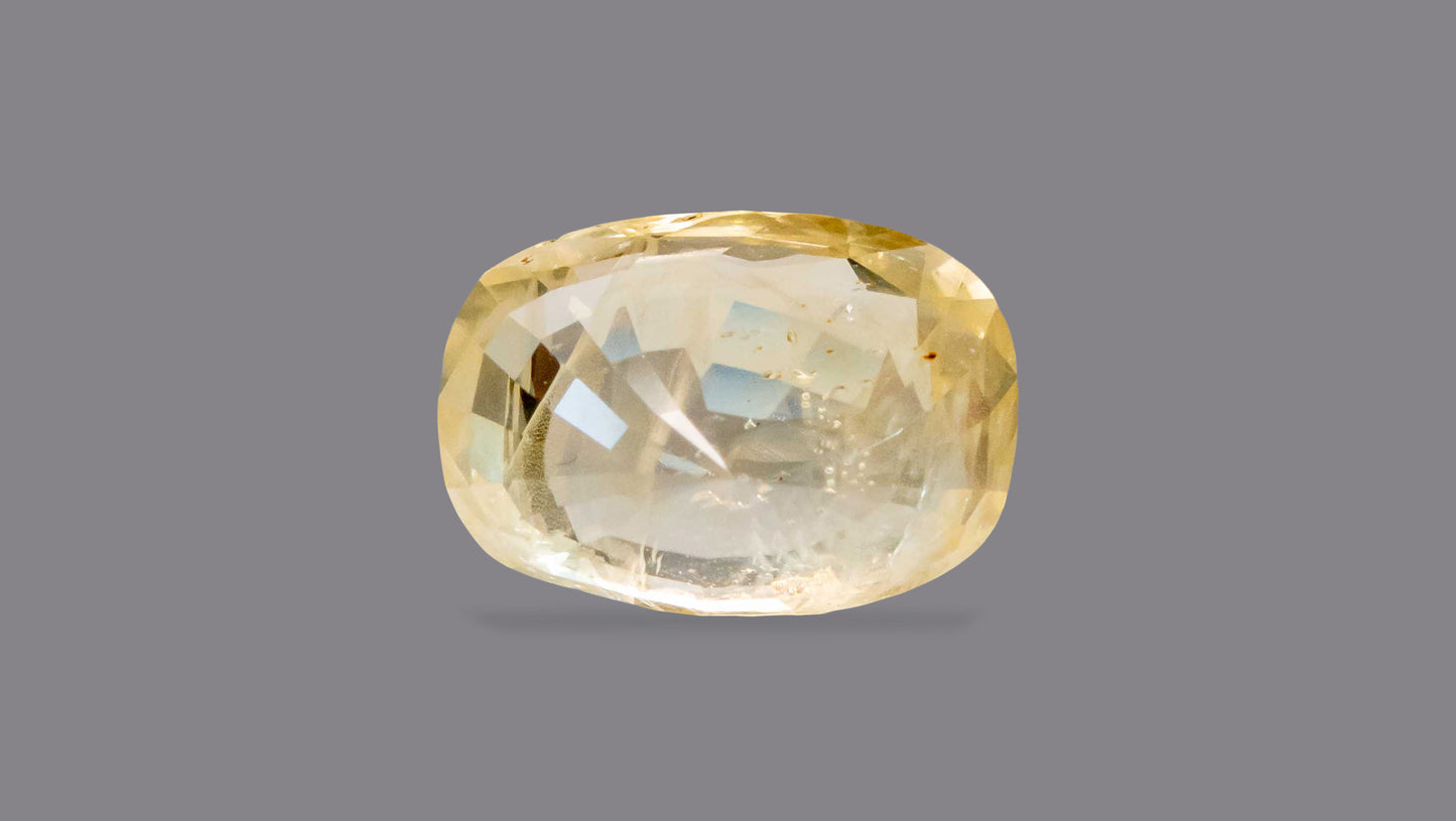 Natural Yellow Sapphire (Pukhraj) 5.80 Carats