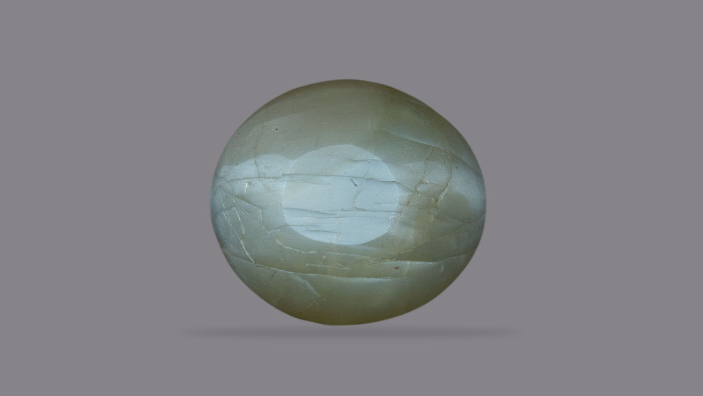 Natural Cat'S Eye (Lehsuniya) 6.74 Carats