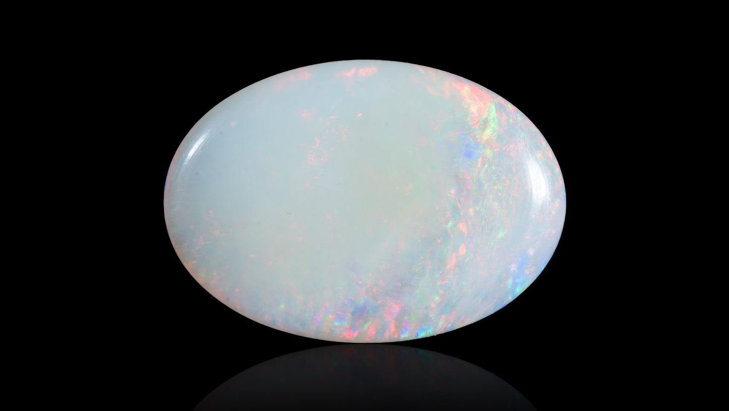 Natural Australian White Fire Opal 6.49 Carats