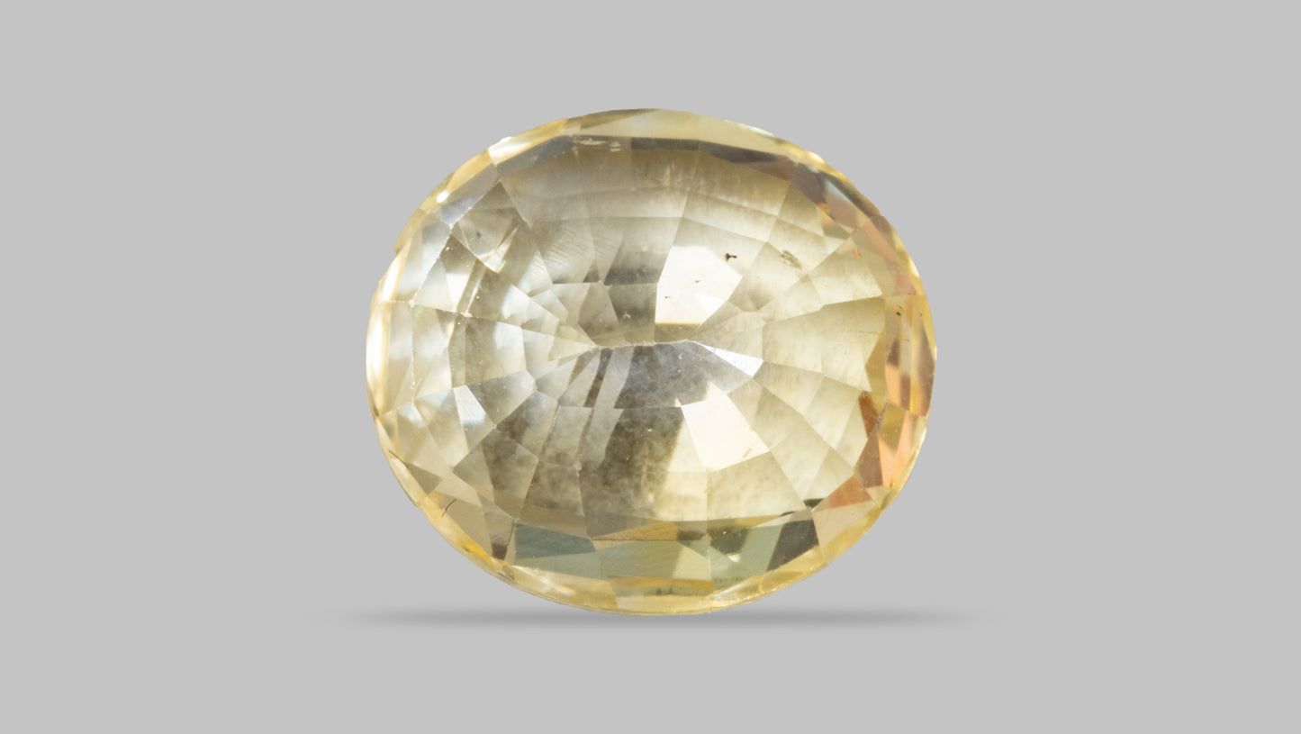 Natural Yellow Sapphire (Pukhraj) 3.88 Carats