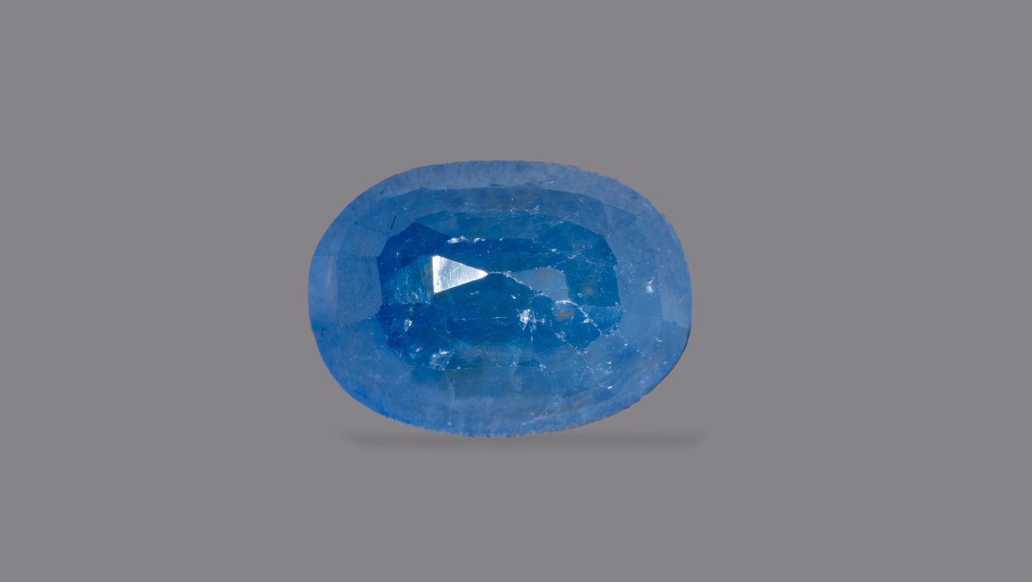 Natural Blue Sapphire (Neelam) 6.42 Carats