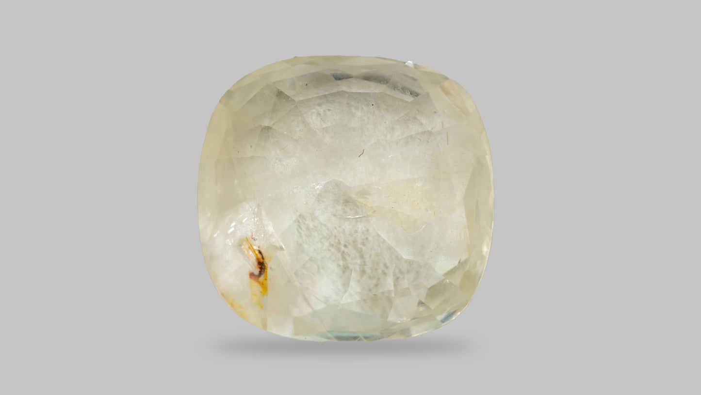 Natural Yellow Sapphire (Pukhraj) 8.28 Carats