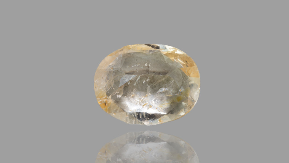 Natural Yellow Sapphire (Pukhraj) 7.37 Carats