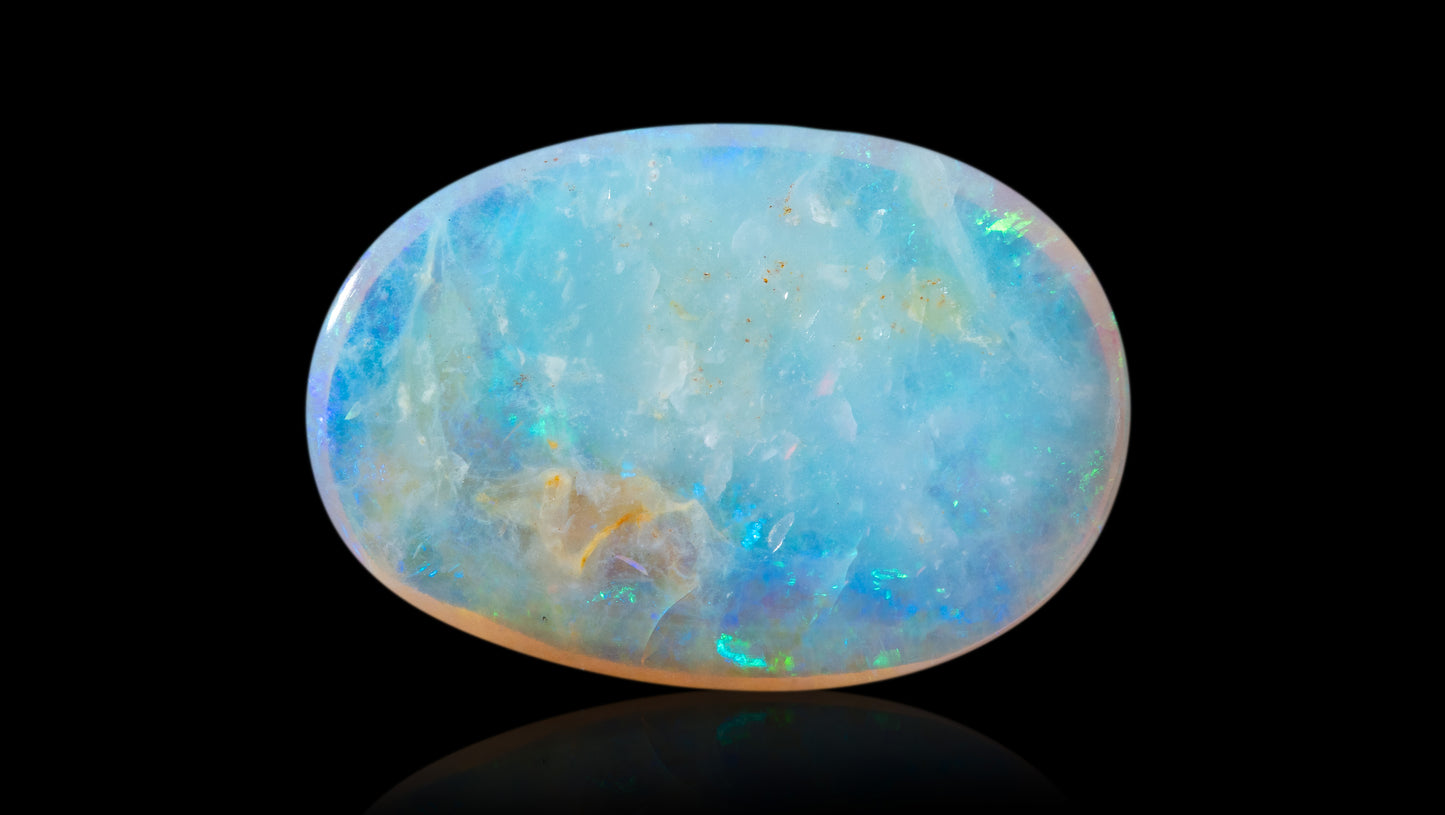 Natural Australian White Fire Opal 9.25 Carats
