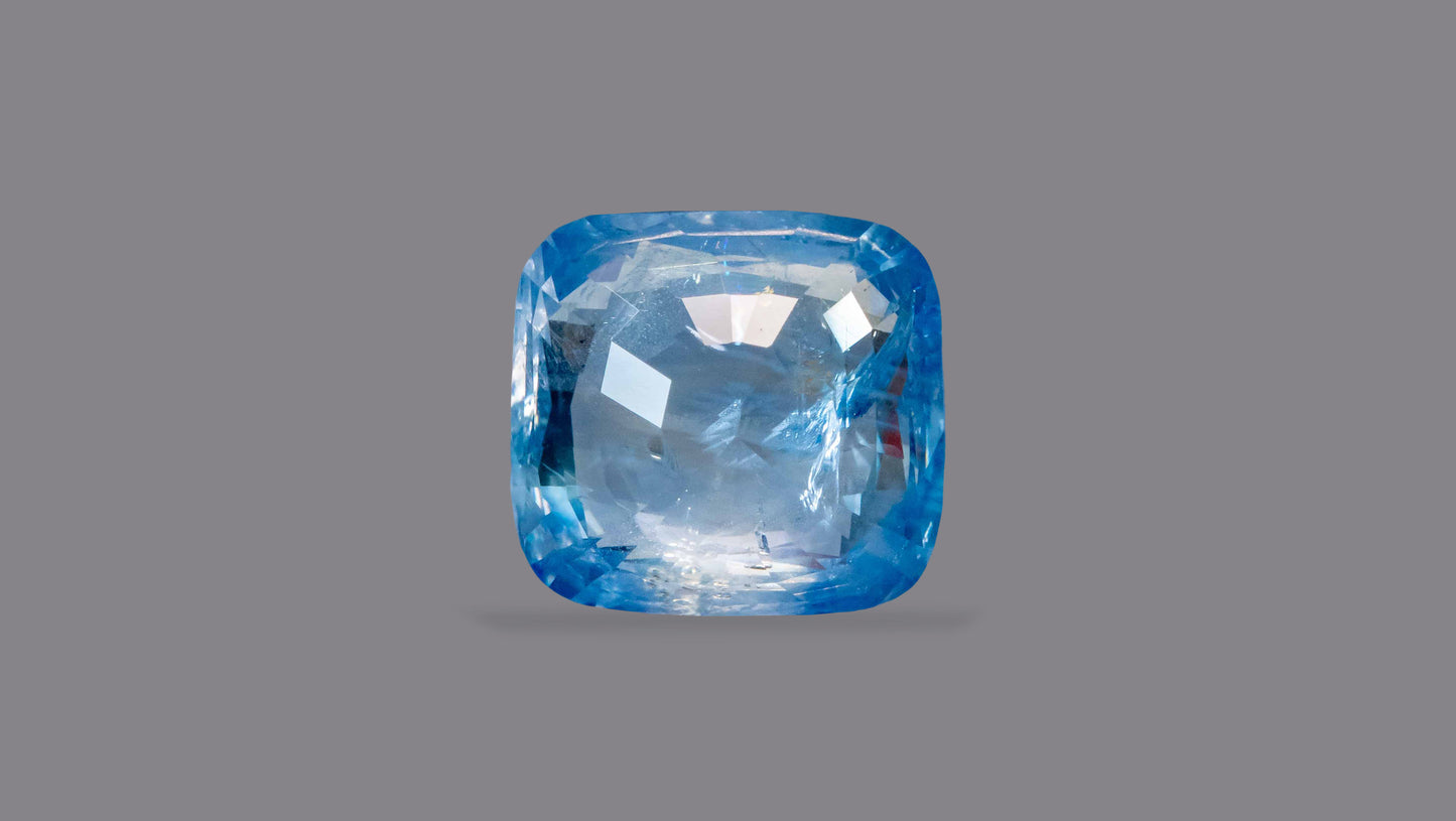 Natural Blue Sapphire (Neelam) 5.57 Carats