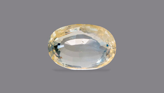 Natural Yellow Sapphire (Pukhraj) 6.09 Carats