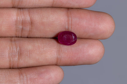 Natural African Ruby (Manik) 7.62 Carats