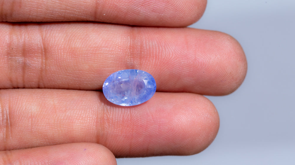 Kashmir Blue Sapphire (Neelam) 6.79 Carats