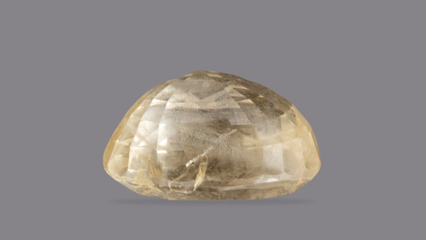Natural Yellow Sapphire (Pukhraj) 5.26 Carats