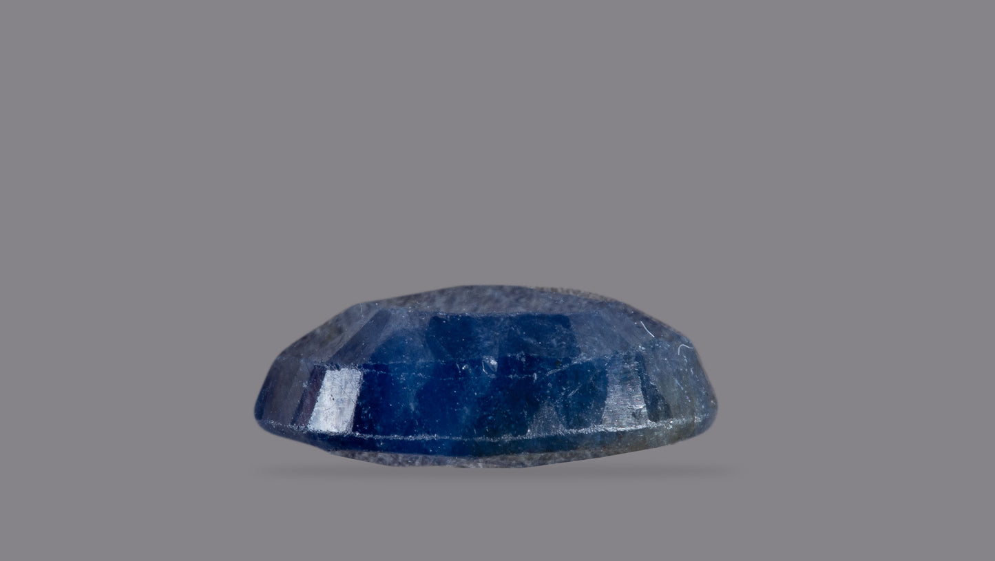 Natural Blue Sapphire (Neelam) 4.44 Carats