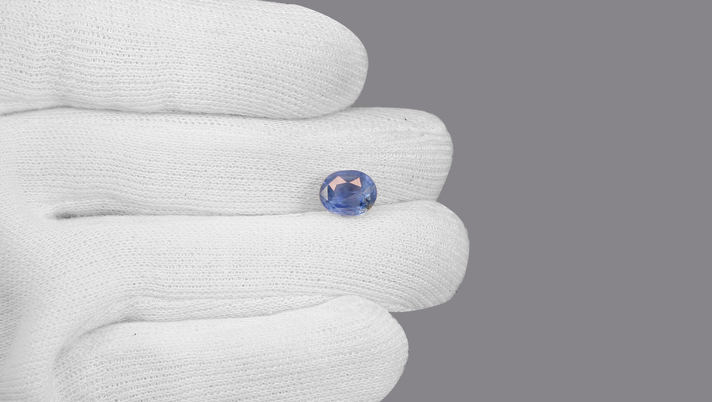 Natural Blue Sapphire (Neelam) 4.87 Carats