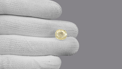Natural Yellow Sapphire (Pukhraj) 7.61 Carats