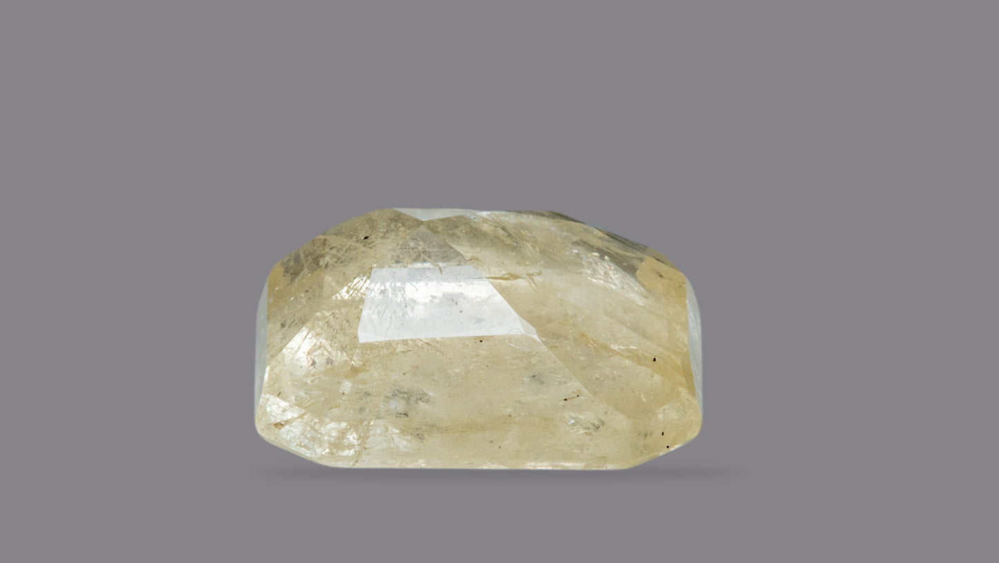 Natural Yellow Sapphire (Pukhraj) 7.75 Carats