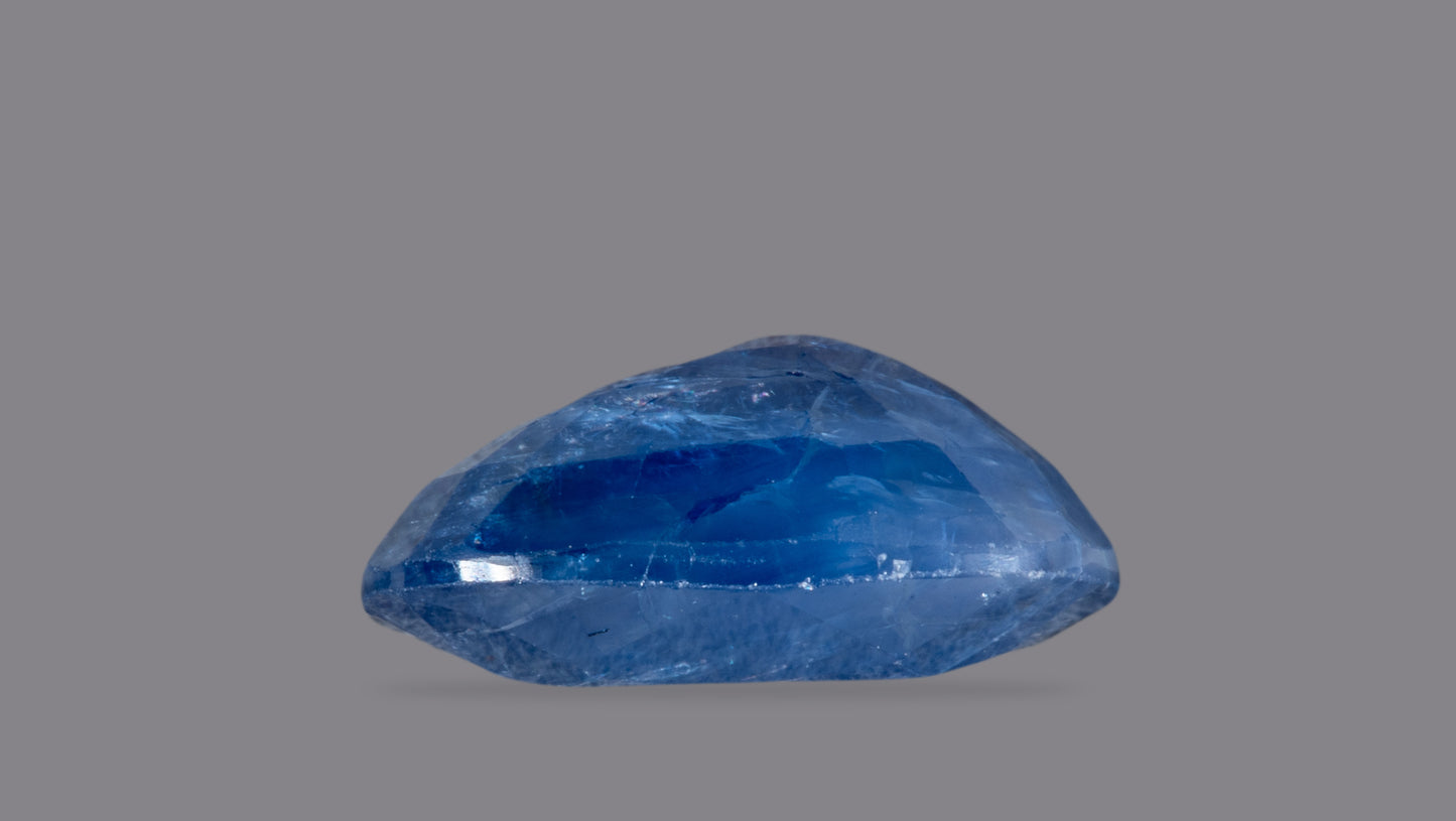 Natural Blue Sapphire (Neelam) 5.91 Carats