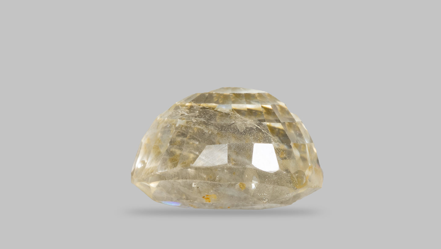 Natural Yellow Sapphire (Pukhraj) 6.13 Carats