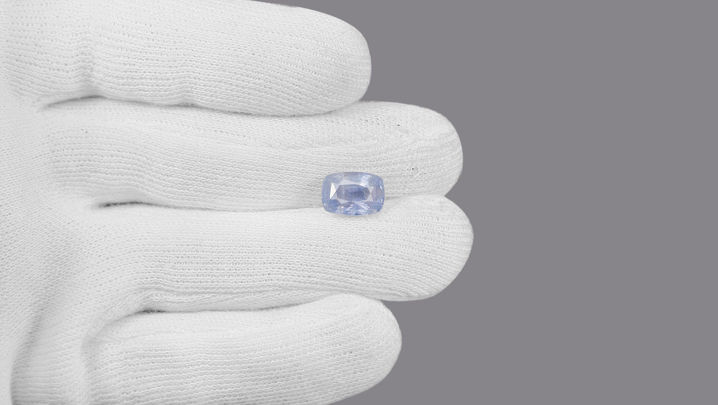 Natural Blue Sapphire (Neelam) 6.39 Carats
