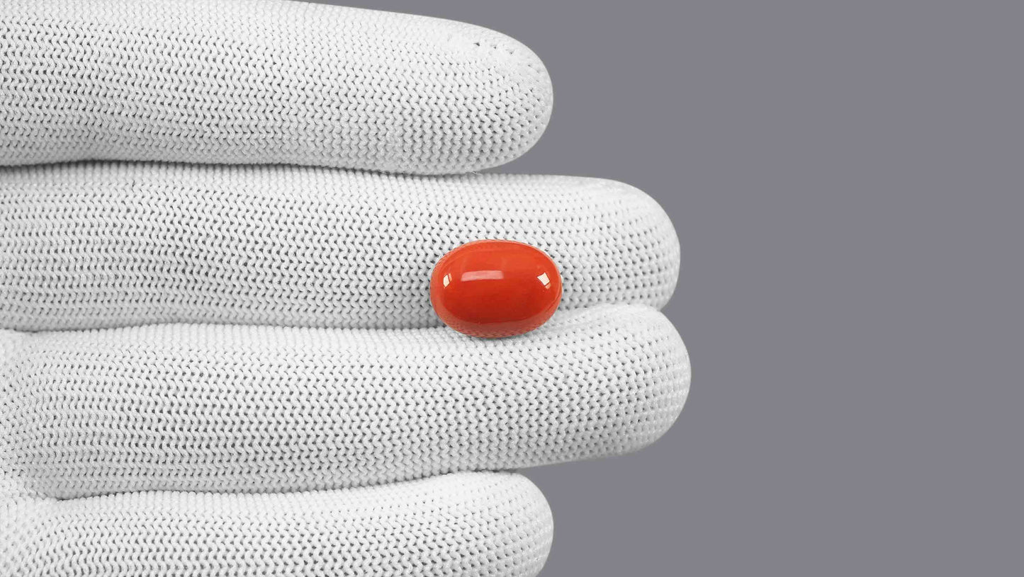 Natural Italian Red Coral (Moonga) 9.35 Carats