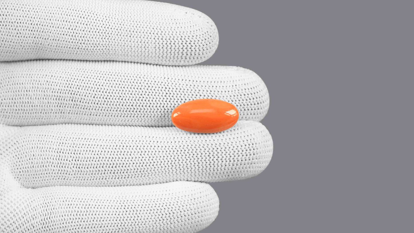 Japanese Red Coral (Moonga) 7.09 Carats
